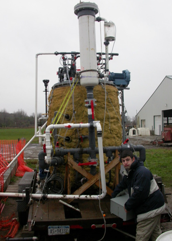 The final revision of the manure pump